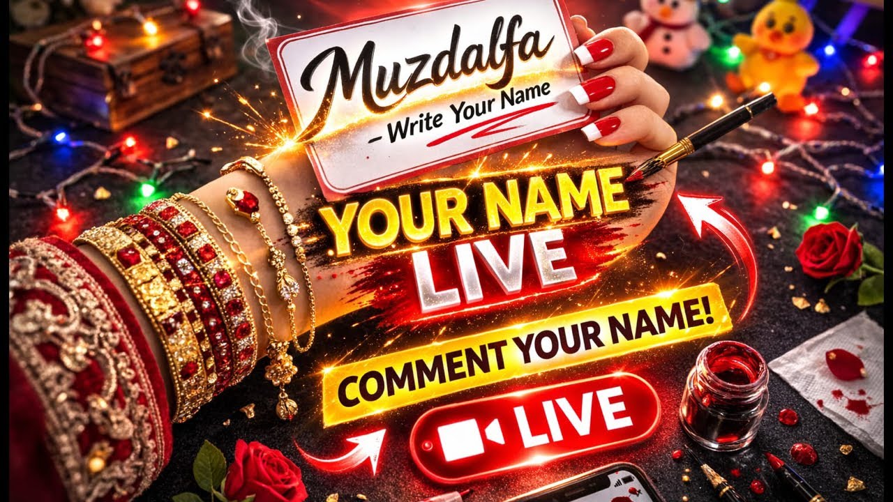 Writing Your Beautiful Name Live ✍️💖#