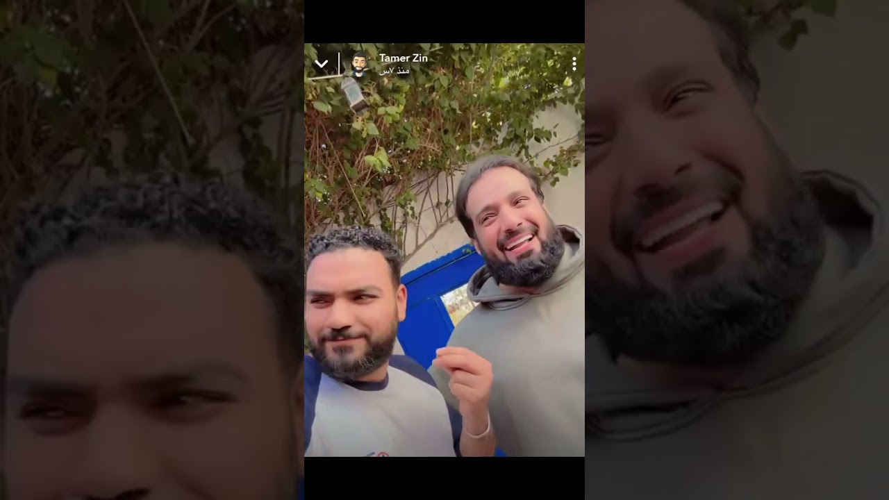 سنابات  تامر زين تصوير مسلسل الورشه في المجد