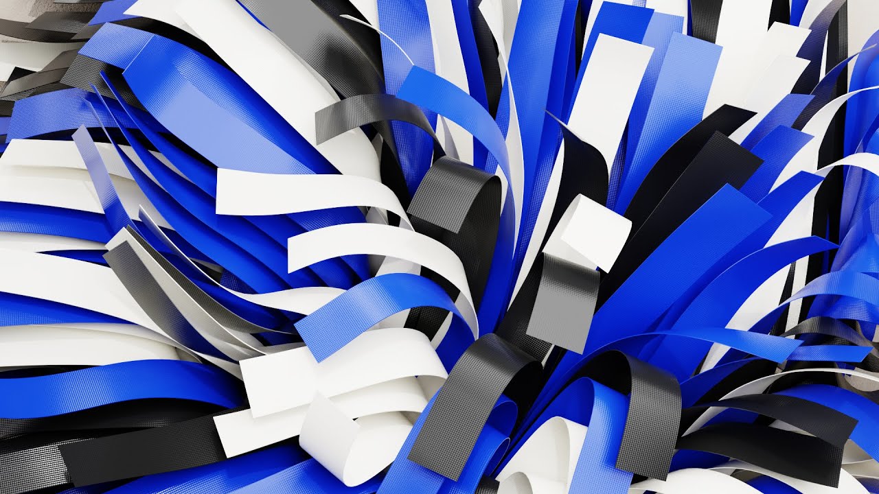 🔥Creating Cinematic Ribbon Motion Graphics in Blender 5.0 - Tutorial