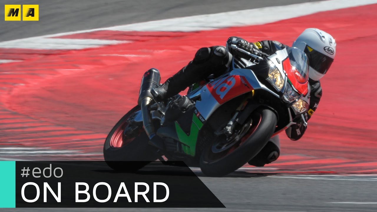 Aprilia RSV4RF 2017 Onboard a Misano