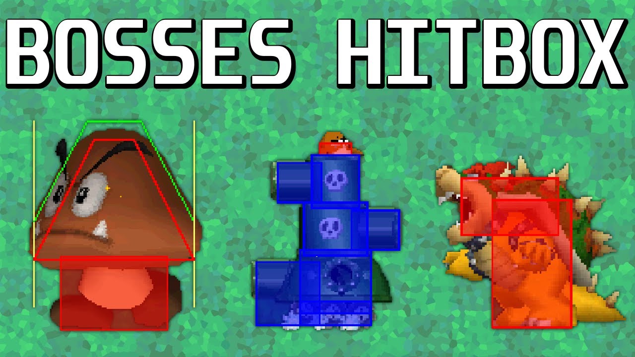 All Bosses Hitbox in New Super Mario Bros DS