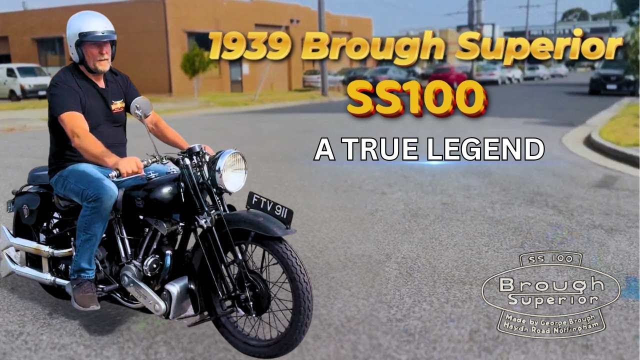 Brough Superior SS100 1939 года – За рулём первого в мире супербайка.
