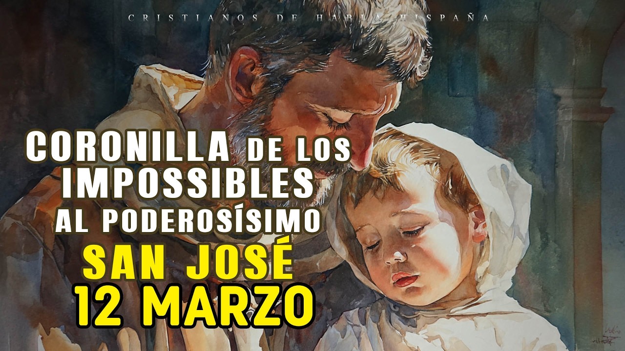 🟢 CORONILLA DE LOS IMPOSIBLES 🌼 AL PODEROSÍSIMO SAN JOSÉ 🌼 HOY 12 MARZO DE 2026🙌