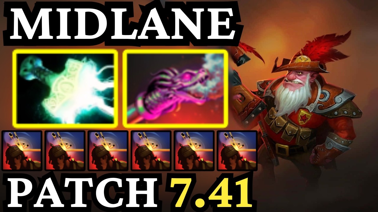 🔥 НОВЫЙ ПАТЧ 7.41 СНАЙПЕР МИДА &mdash; Убийство с расстояния 🔥 Геймплей Dota 2