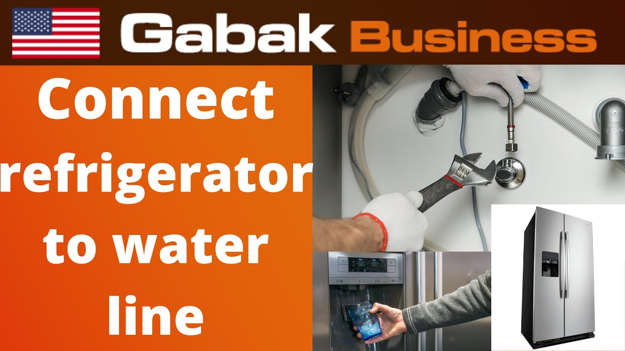 How to connect refrigerator ice-maker water line no soldering?- Gabak Business - Gabriel Barrandeguy