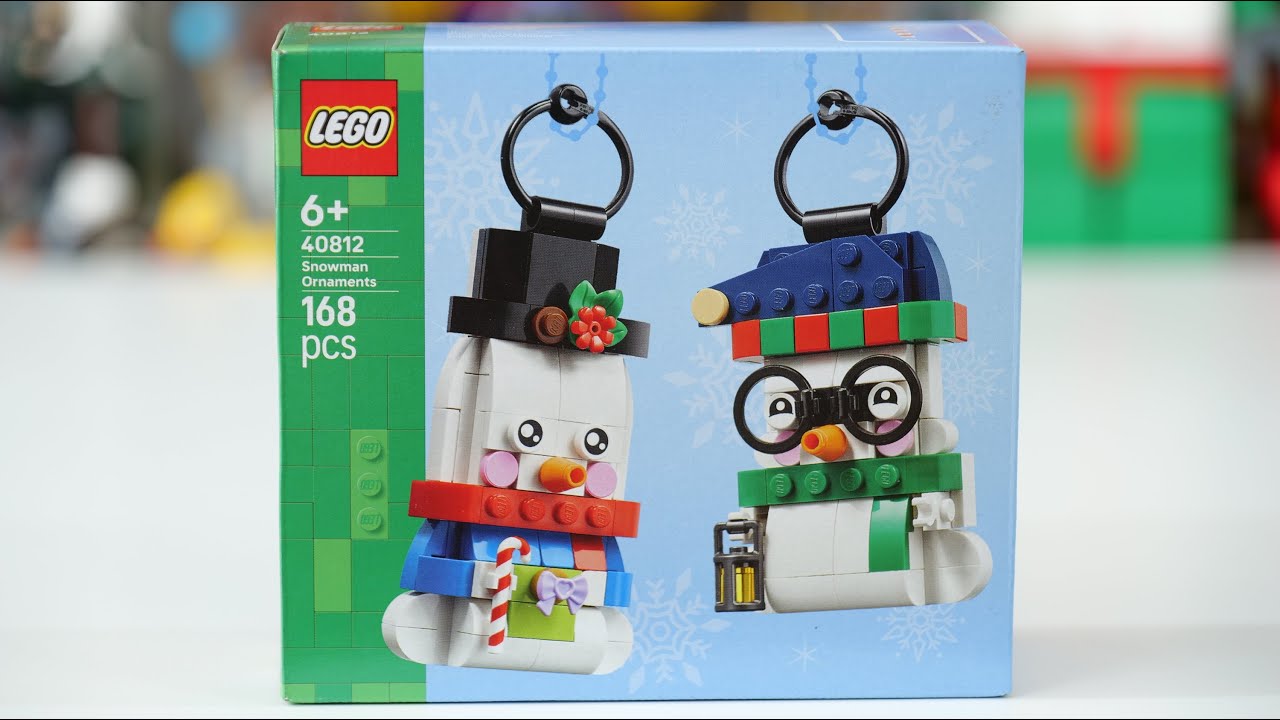 LEGO 40812 Snowman Ornaments Speed Build
