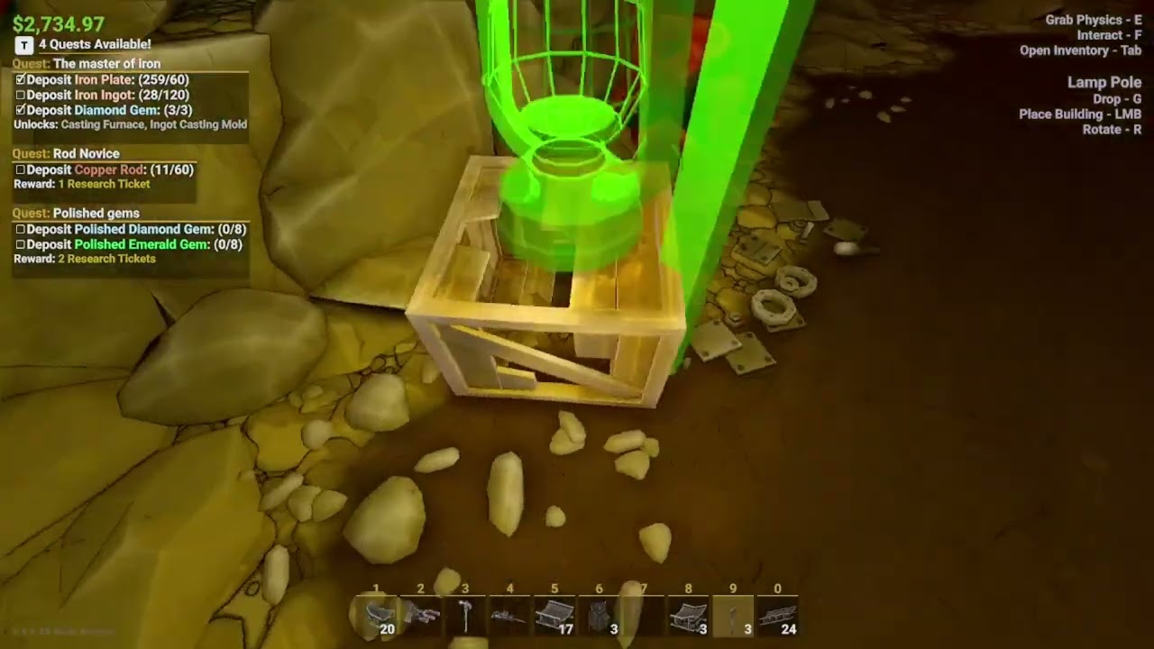 Polishing gems!!! -  Mine Mogel #mining #hydroneer #newgame