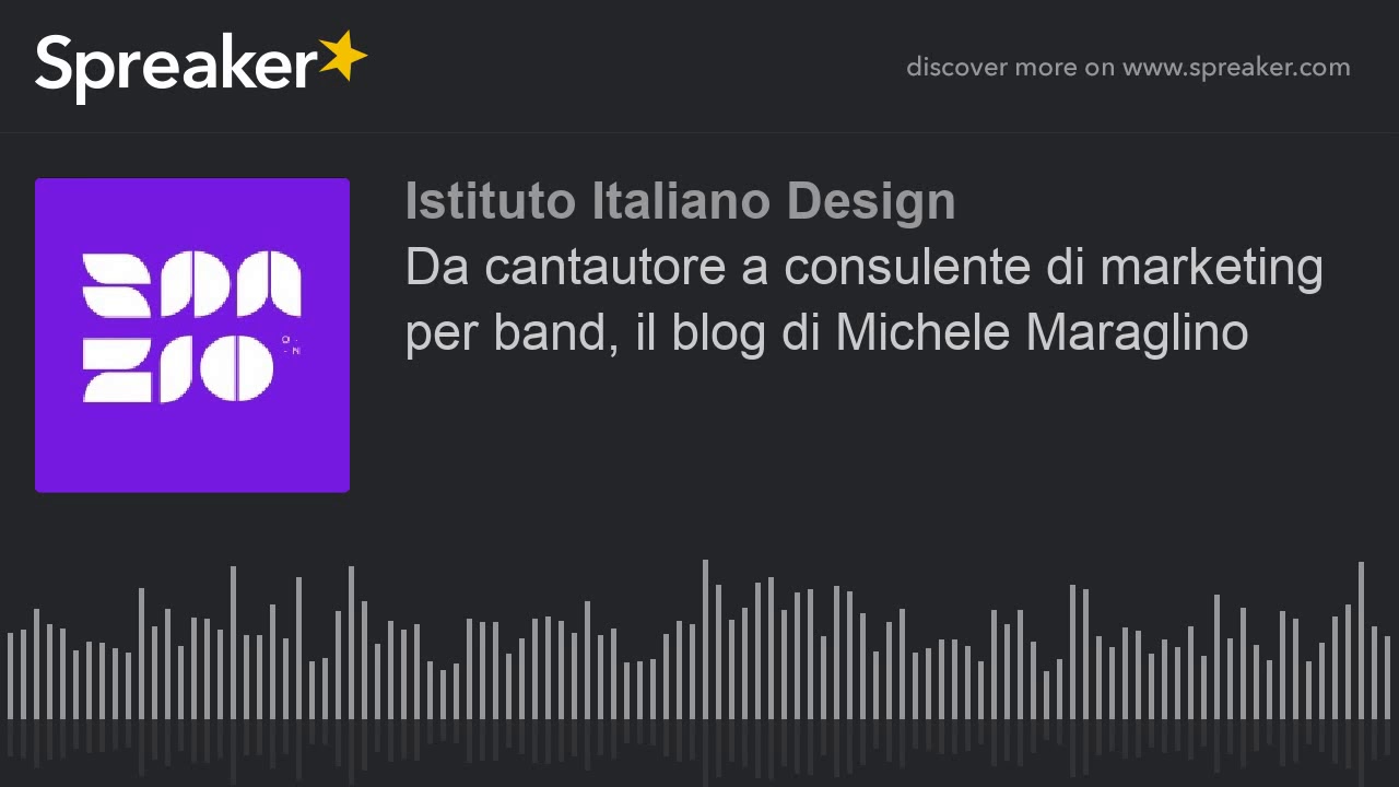 Da cantautore a consulente di marketing per band, il blog di Michele Maraglino