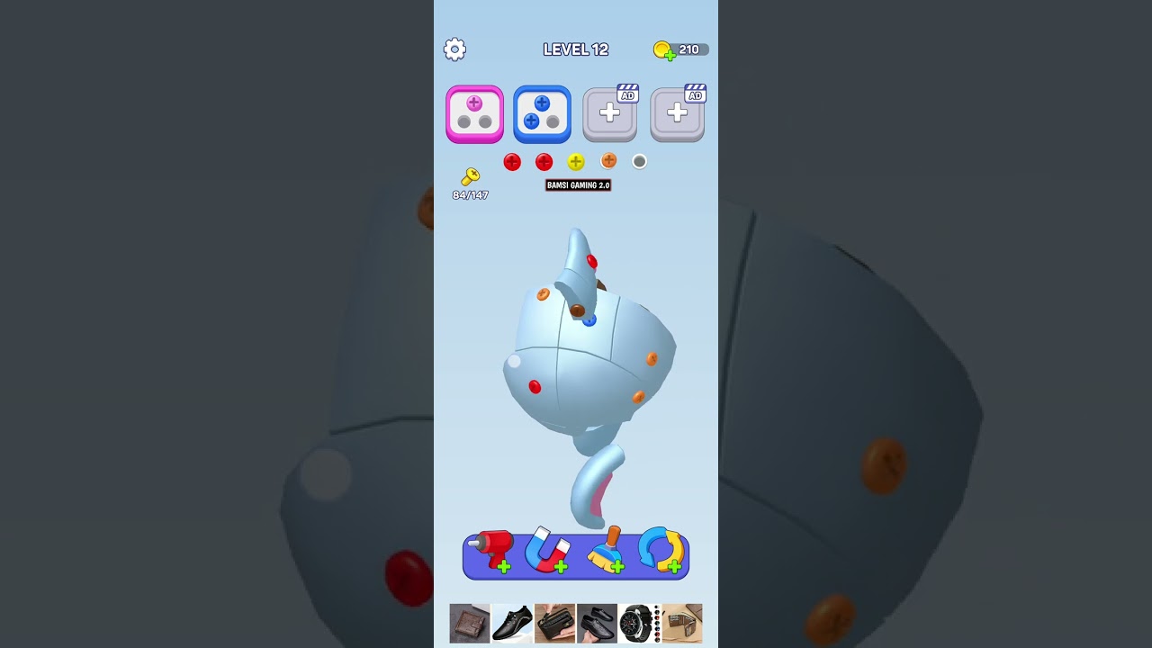 Screwzle 3D Level 12 Game Walkthrough Solution || Screwzle 3D Screw Sort Puzzle Game