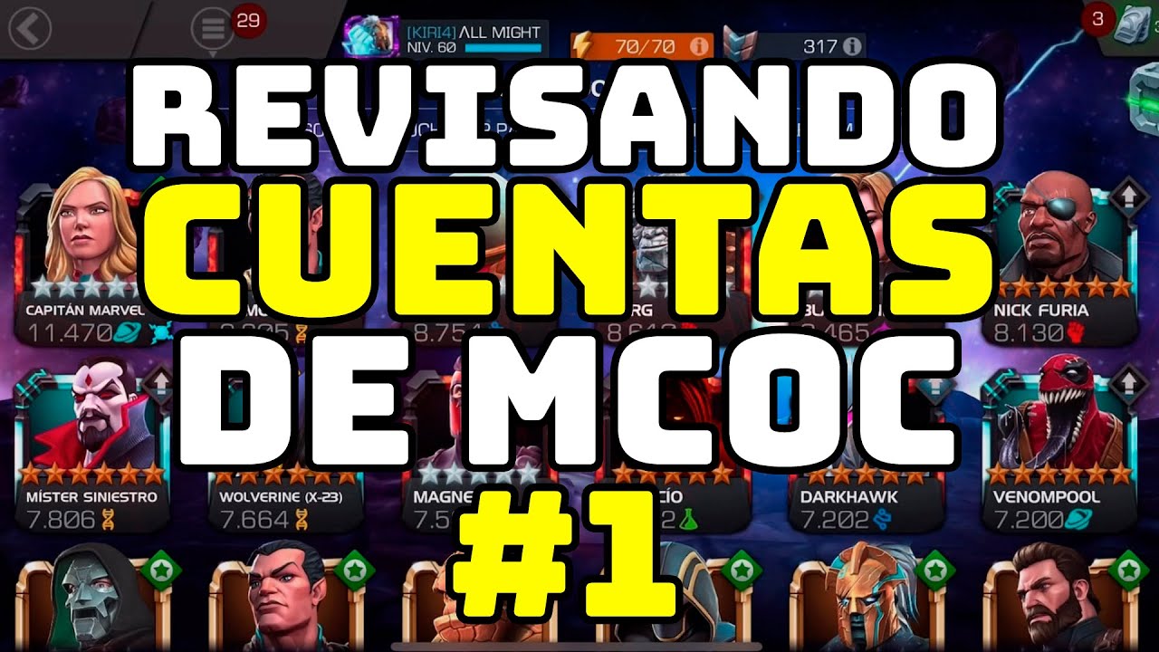 Revisando Cuentas #1 - ¿Qué Mejorar, En Que Concentrarte Y Como Avanzar? - Nueva Sección MCOC