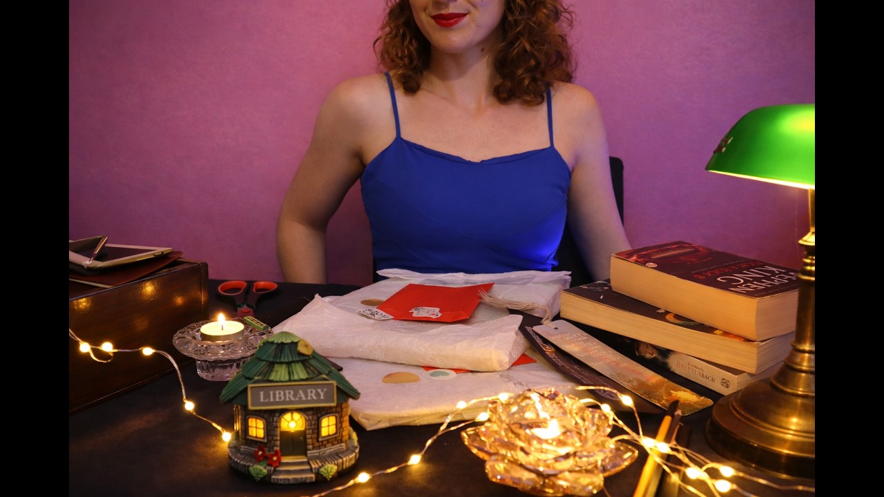 ASMR Village Library Training Roleplay (cozy, soft spoken, books, candles)