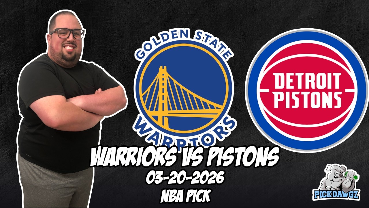 Golden State Warriors vs Detroit Pistons 3/20/26 NBA Free Picks & Prediction | NBA Betting Tips