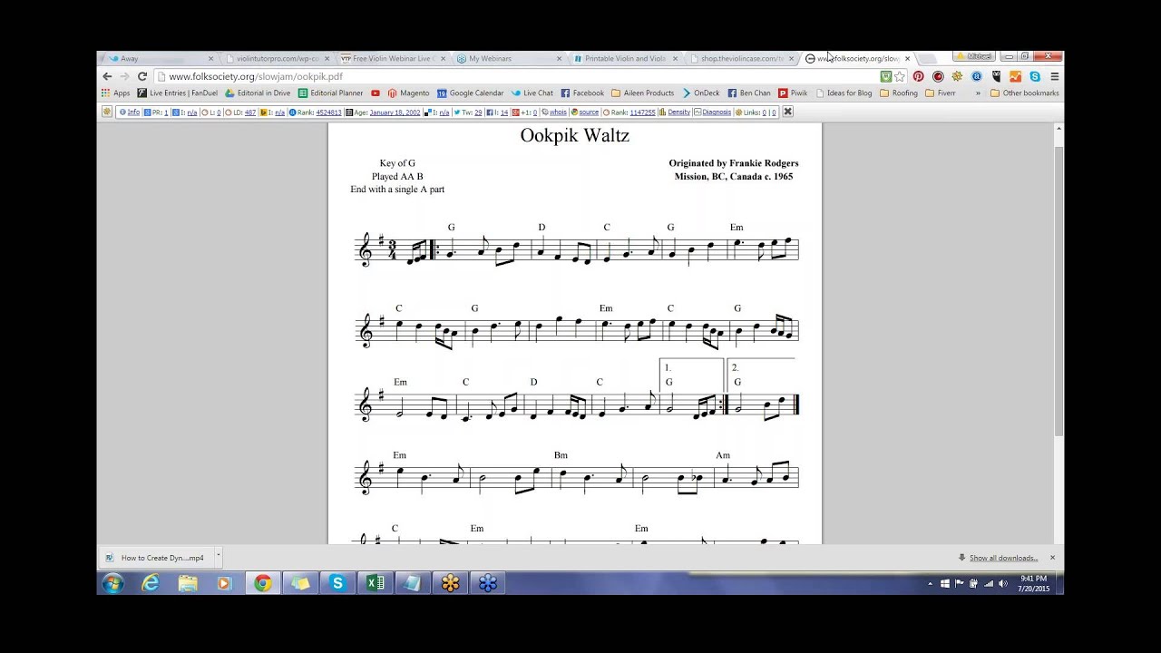 Learn Ookpik Waltz on Fiddle - Irish Fiddle Webinar