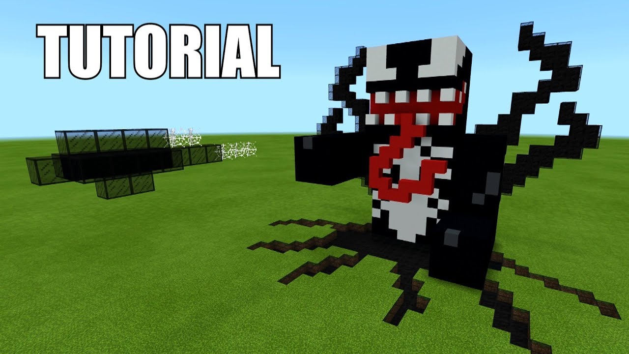 Minecraft Tutorial: How To Make A VENOM!! (Survival House)