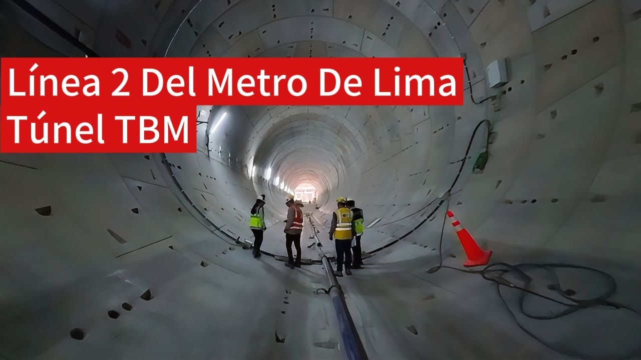 Línea 2 del metro de LIMA, estación 12 Plaza Bolognesi y su Túnel TBM