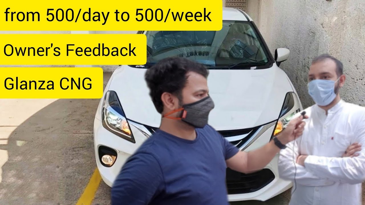 Toyota Glanza CNG review | owner's feedback after a month | 90% running cost saved | 20km/kg in city