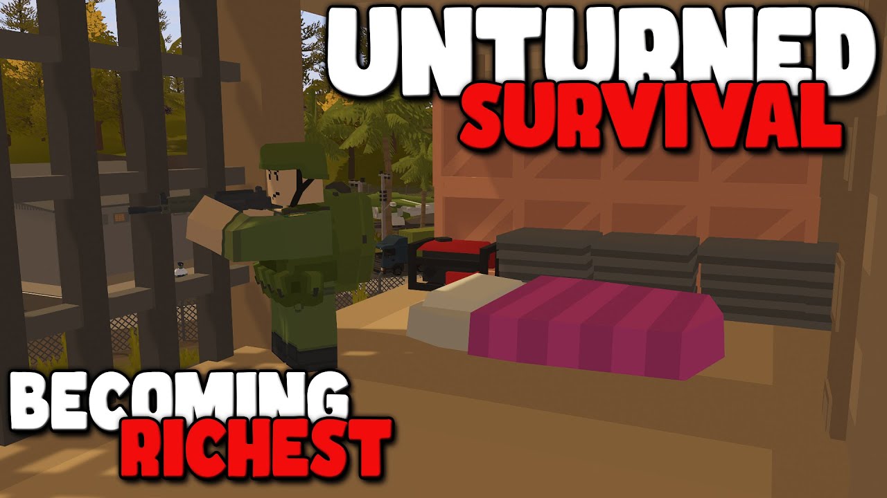How I Became The Richest On Unturned Rio Remastered (Survival)