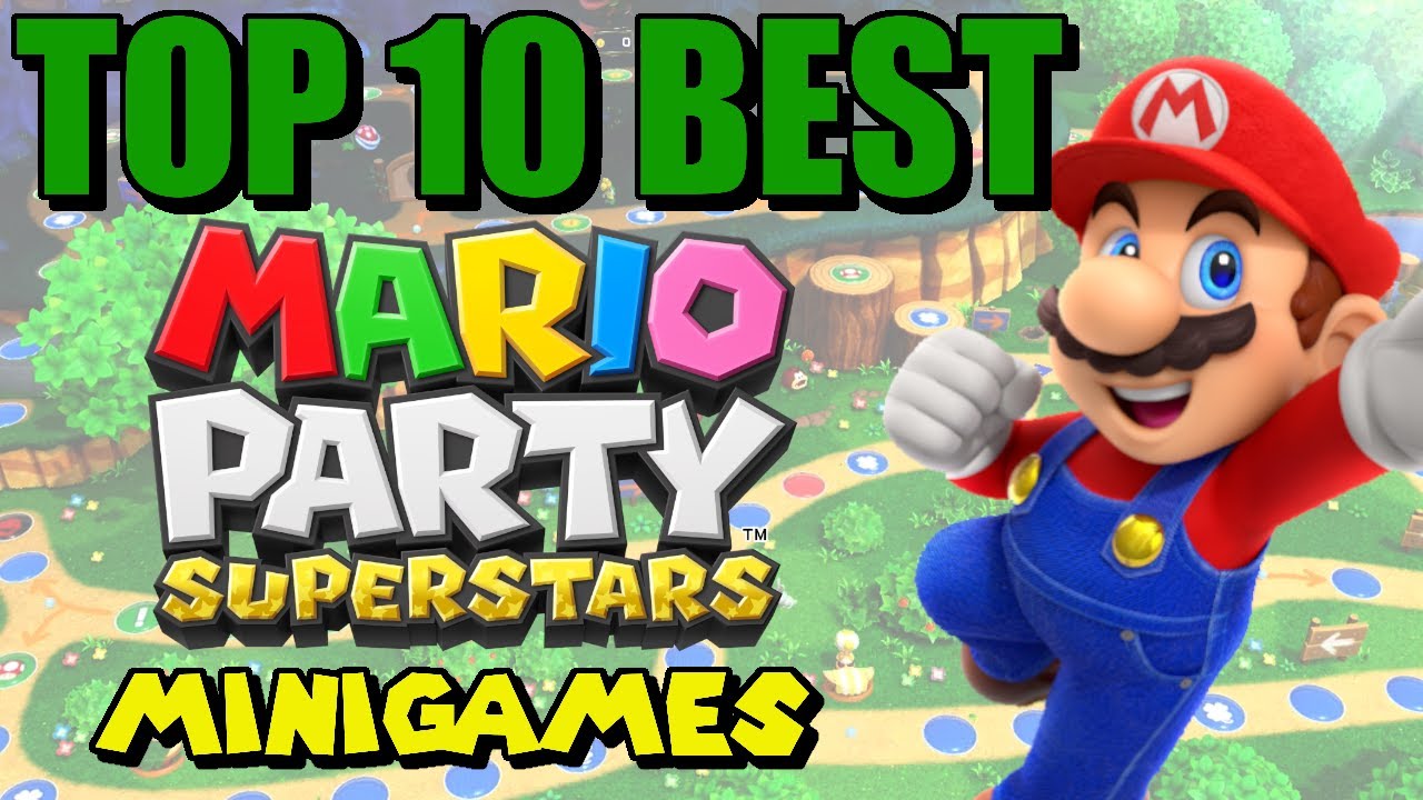 Top 10 BEST Mario Party Superstars Minigames