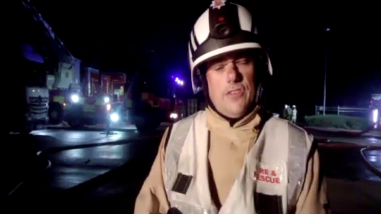 Fire -  Basildon Warehouse  - 20 08 2017