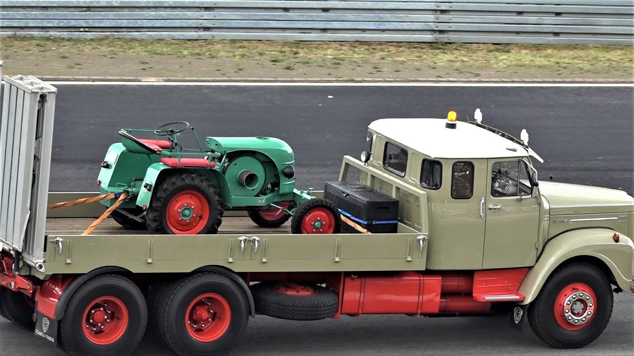 Oldtimer LKW- Korso 36. Int. ADAC Truck-Grand-Prix am Nürburgring 15.07.2023