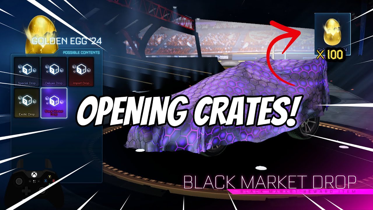OPENING DROPS ON MY FRIENDS ACCOUNT! | ROCKET LEAGUE DROPS OPENING