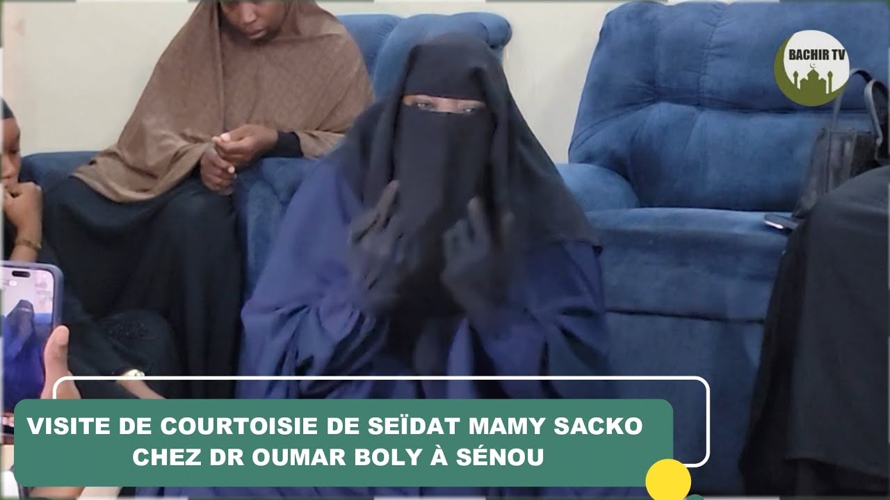 SEÏDAT MAMY SACKO | VISITE DE COURTOISIE DE SEÏDAT MAMY SACKO CHEZ DR OUMAR BOLY À SÉNOU.