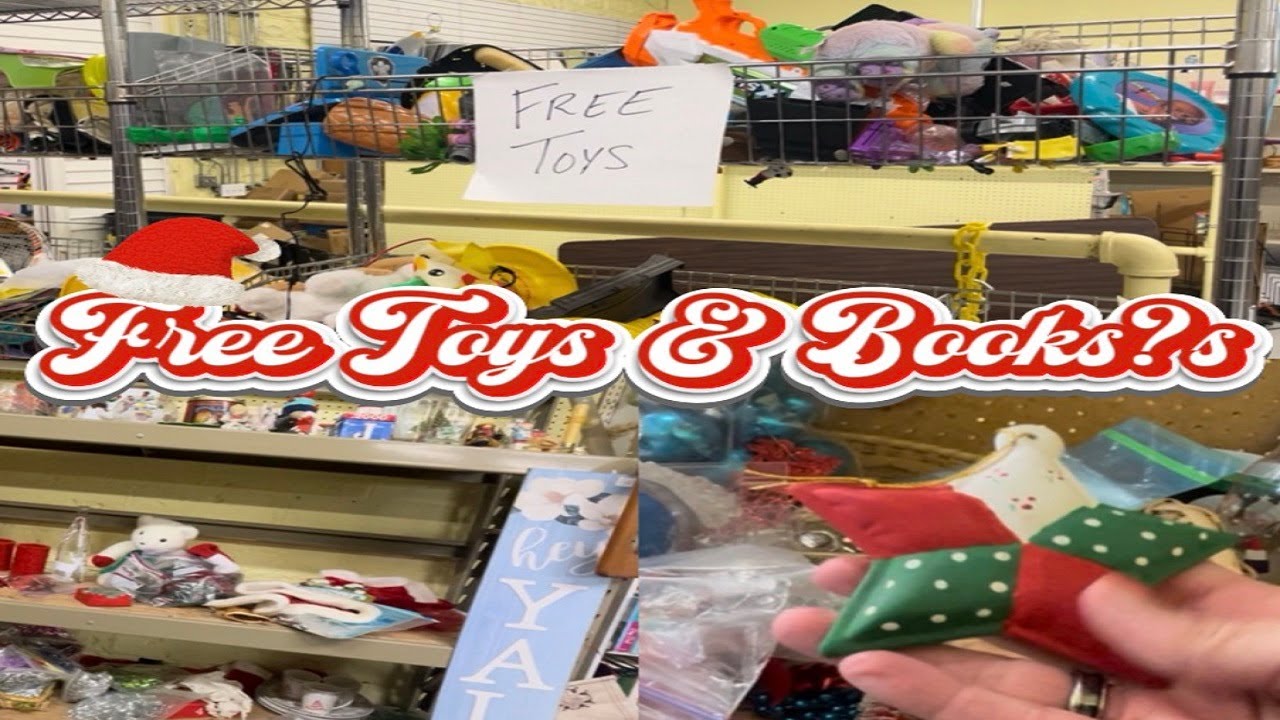 Come Thrifting With Me For Christmas Plates - Free Toys, Books, Games, & Puzzles !!!
