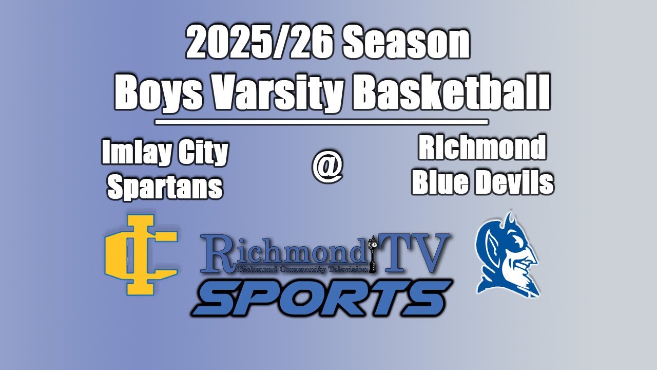 RTV Sports: Boys Varsity Basketball - Imlay City Spartans at Richmond Blue Devils - January 20, 2026