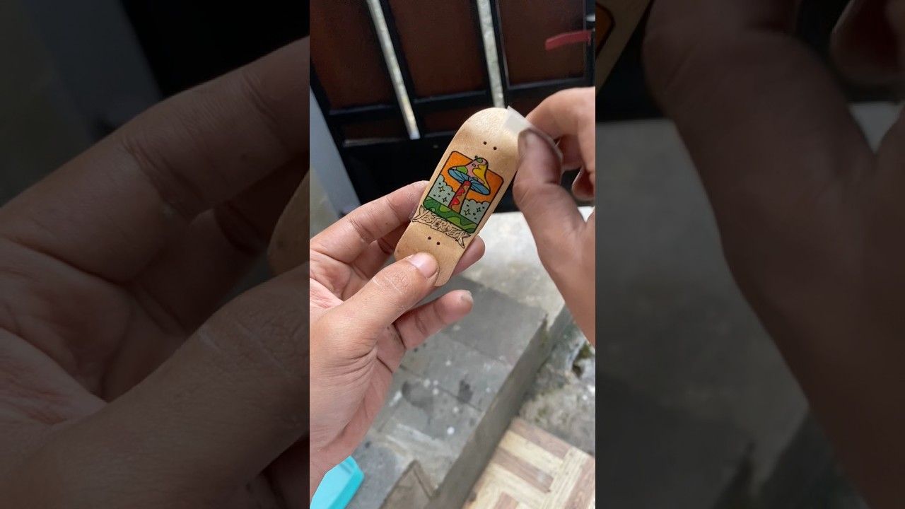 make fingerboard deck oldschool shape 33mm