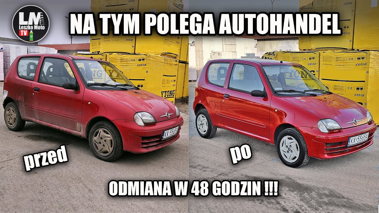 Jak zarabiać na samochodach !! Remont Fiata Seicento w 48h