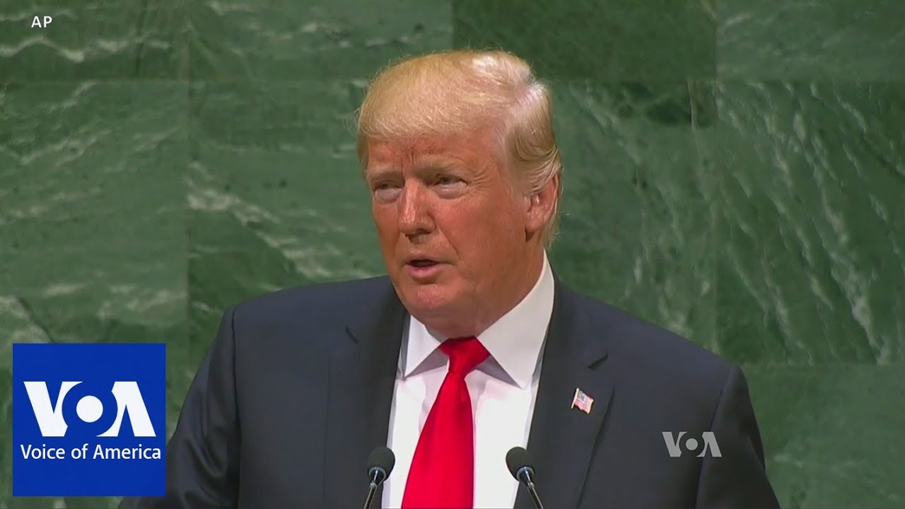 U.S. President Donald Trump Addresses the 73rd Session of the United Nations General Assembly