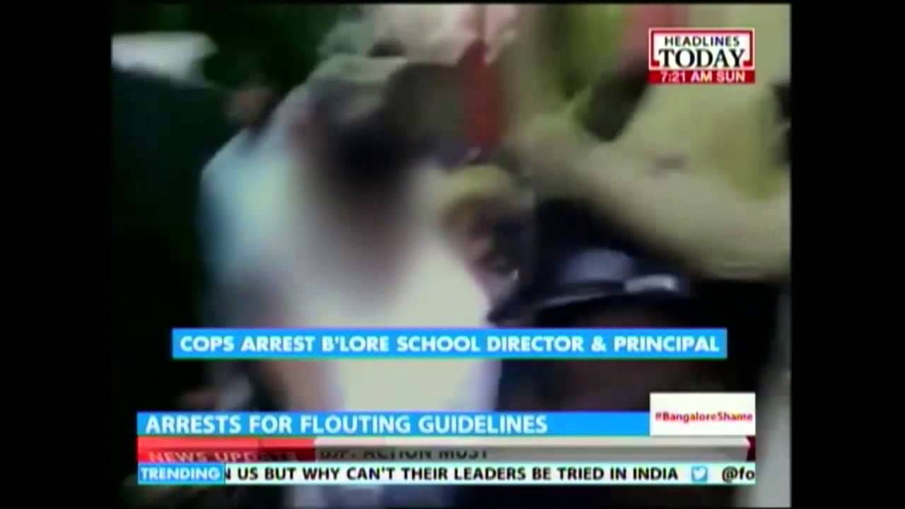 Police arrest Bangalore school director and principal