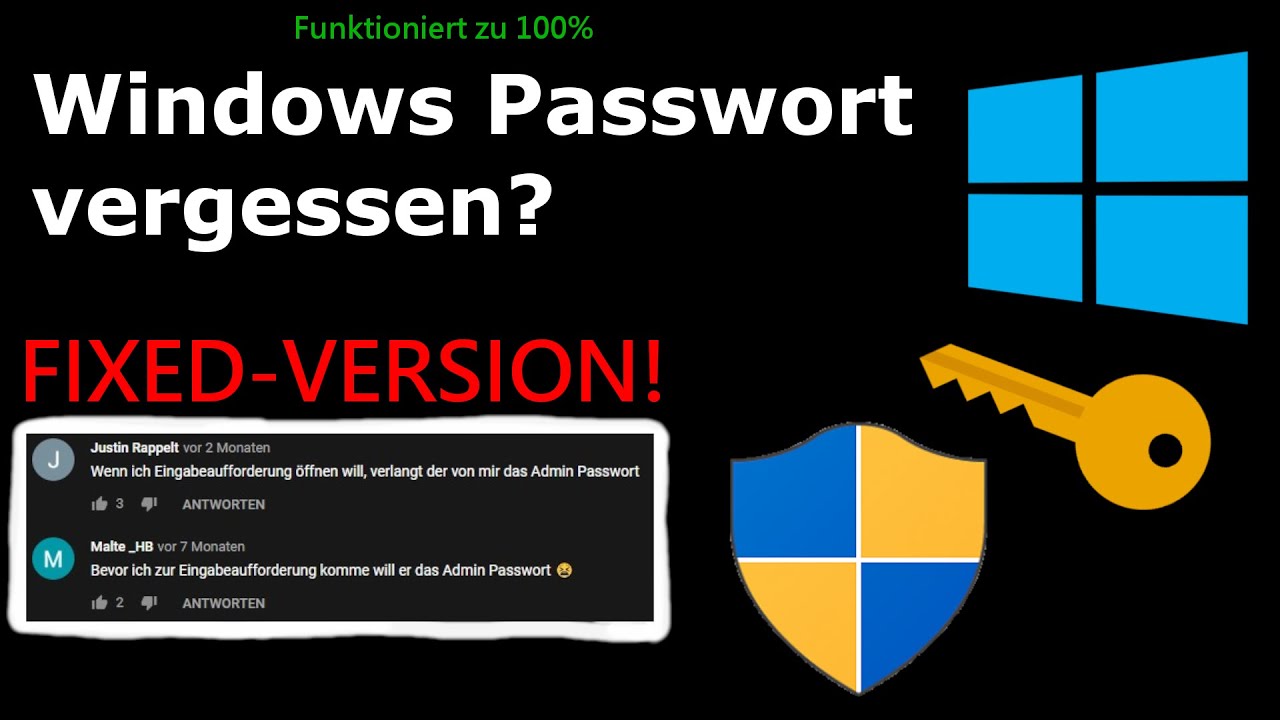 Windows Passwort vergessen? - Erfolg zu 100% | PathTM