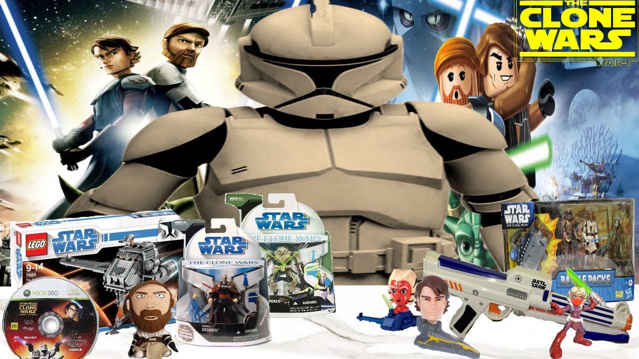 REMEMBER STAR WARS The CLONE WARS 2008 TOYLINE? (Retrospective)