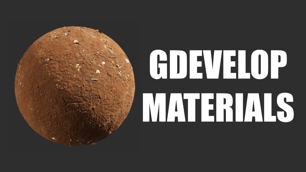 How to make materials in Gdevelop
