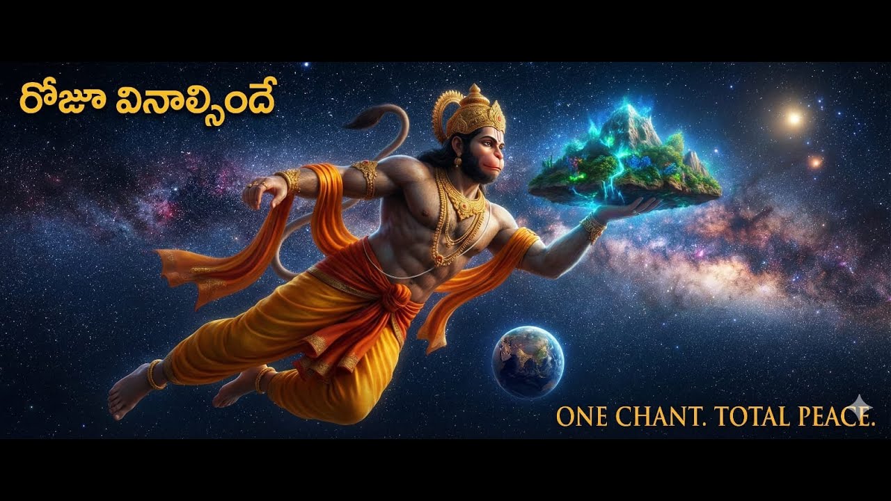 శ్రీ హనుమాన్ చాలీసా (తెలుగు) | Powerful Hanuman Chalisa for Protection & Strength