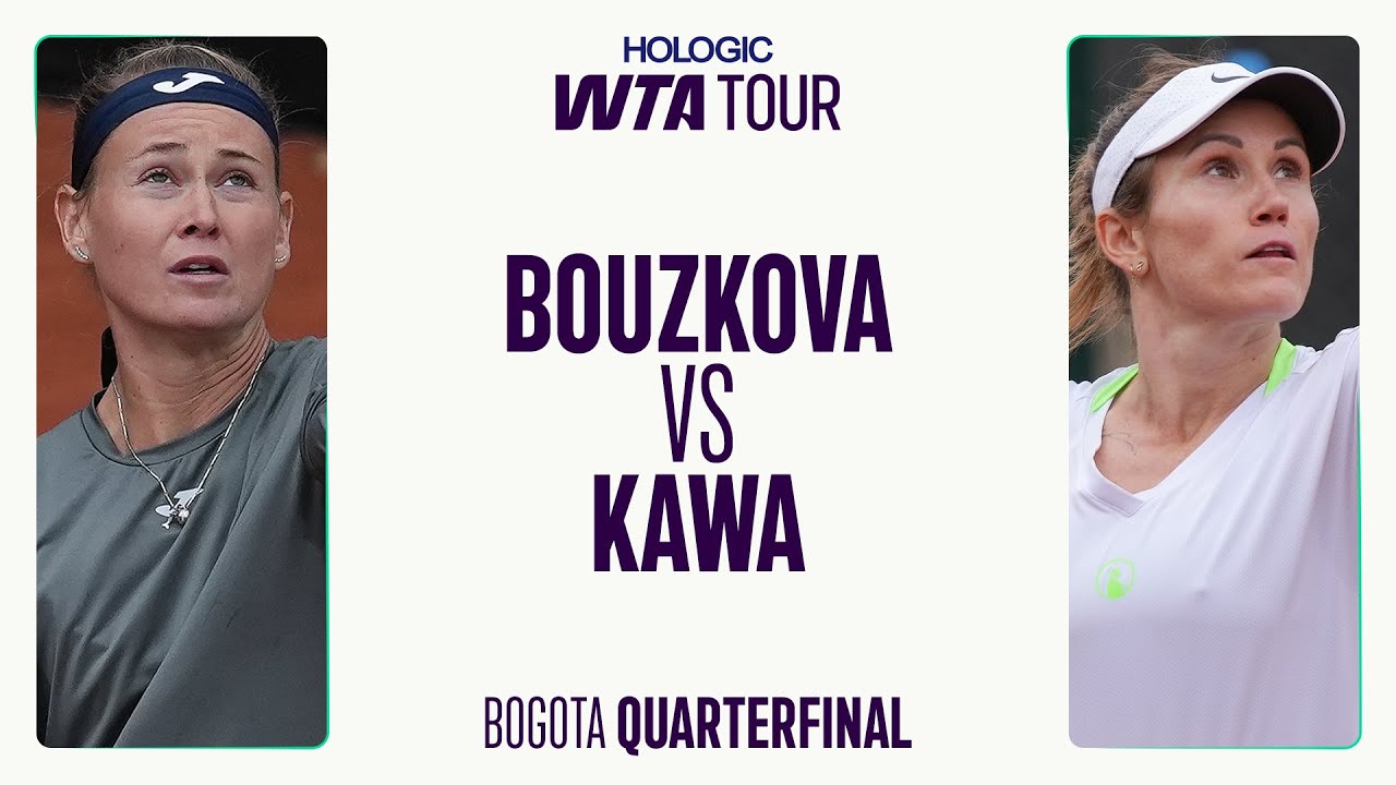 Marie Bouzkova vs. Katarzyna Kawa | 2025 Quarterfinal Bogota | WTA Match Highlights