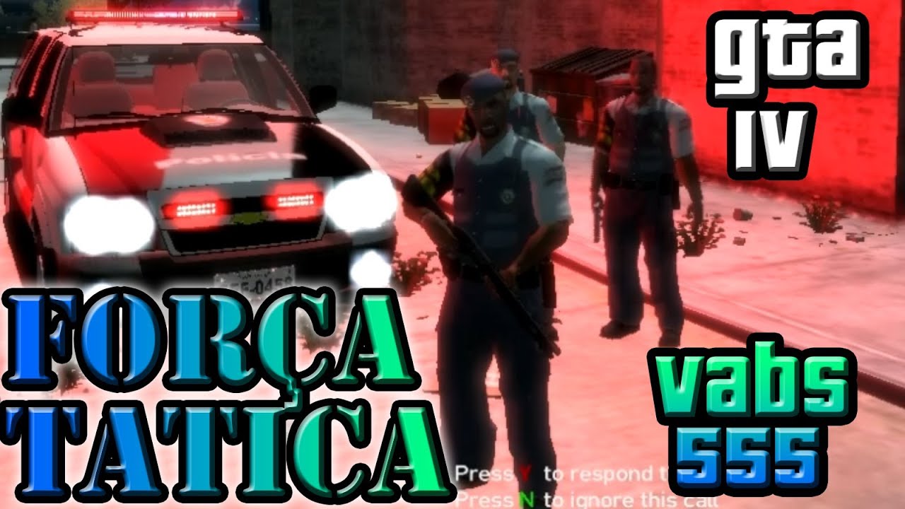 GTA IV: Força Tática nas ruas em combate ao crime
