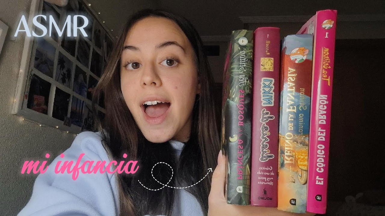 Mis libros de la infancia 📚👧🏽 | ASMR