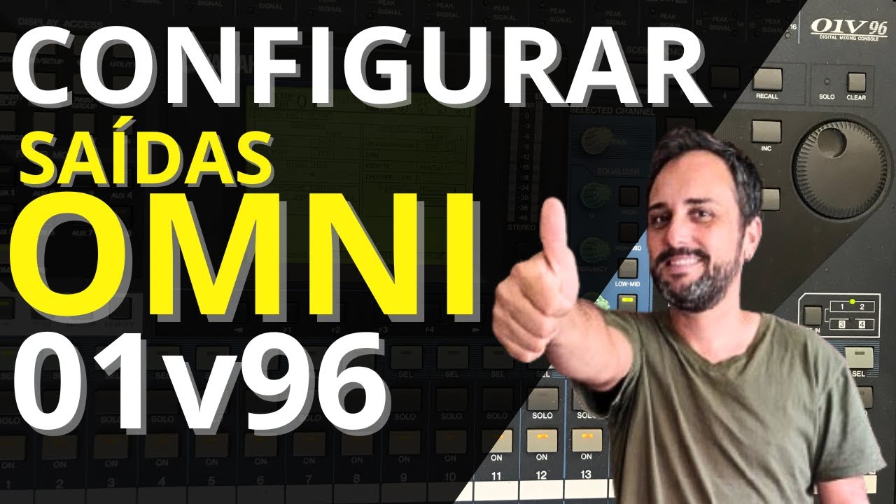 Como Configurar as Saídas OMNI na Yamaha 01V96 – Passo a Passo Rápido e Descomplicado!