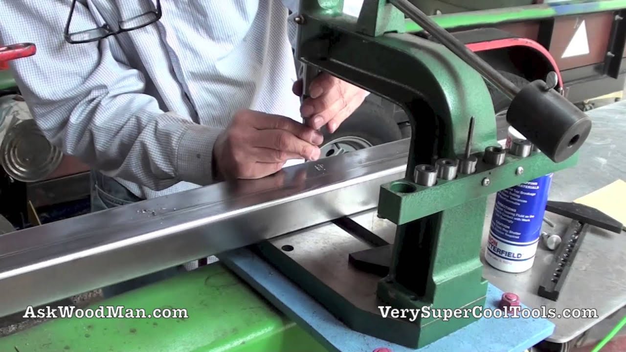 7 of 27: Drilling/Tapping For Saw Guide Rails -- DIY Biesemeyer Style Guide Rail Series