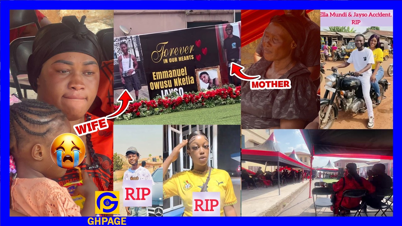 Jayso’s Mother & Wife Cry Bittɛrly At His One Week Observation:Motor Acc!dɛnt That K!llɛd Them