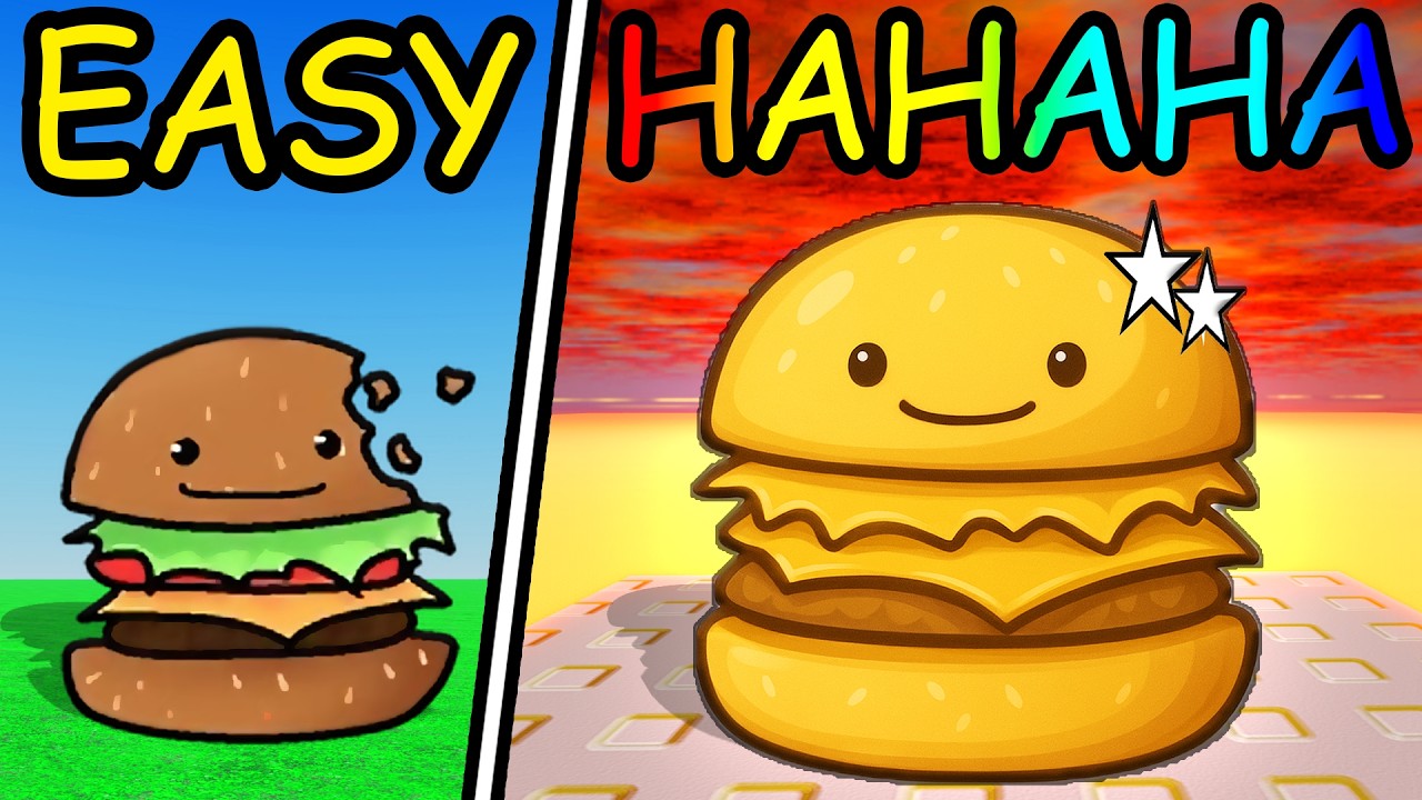 Находим ВСЕ бургеры в Roblox находим бургеры...