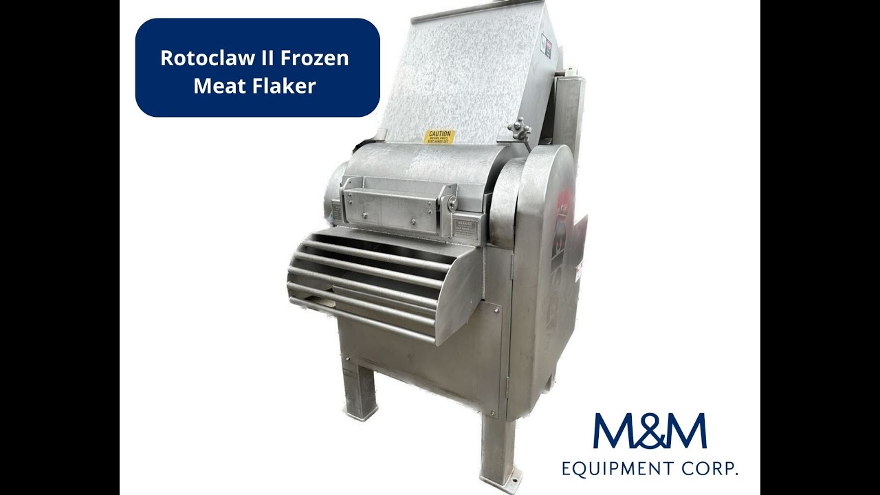 Robert Reiser Rotoclaw II Frozen Meat Flaker- Item #8822- M&M Equipment Corp