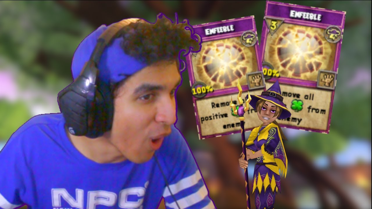 Wizard101 Cosmic (140) Storm PvP: The DOUBLE Enfeeble!
