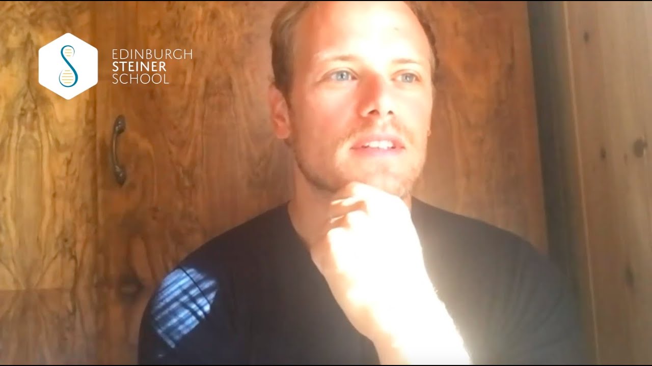 Outlander's Sam Heughan talks to Edinburgh Steiner School.