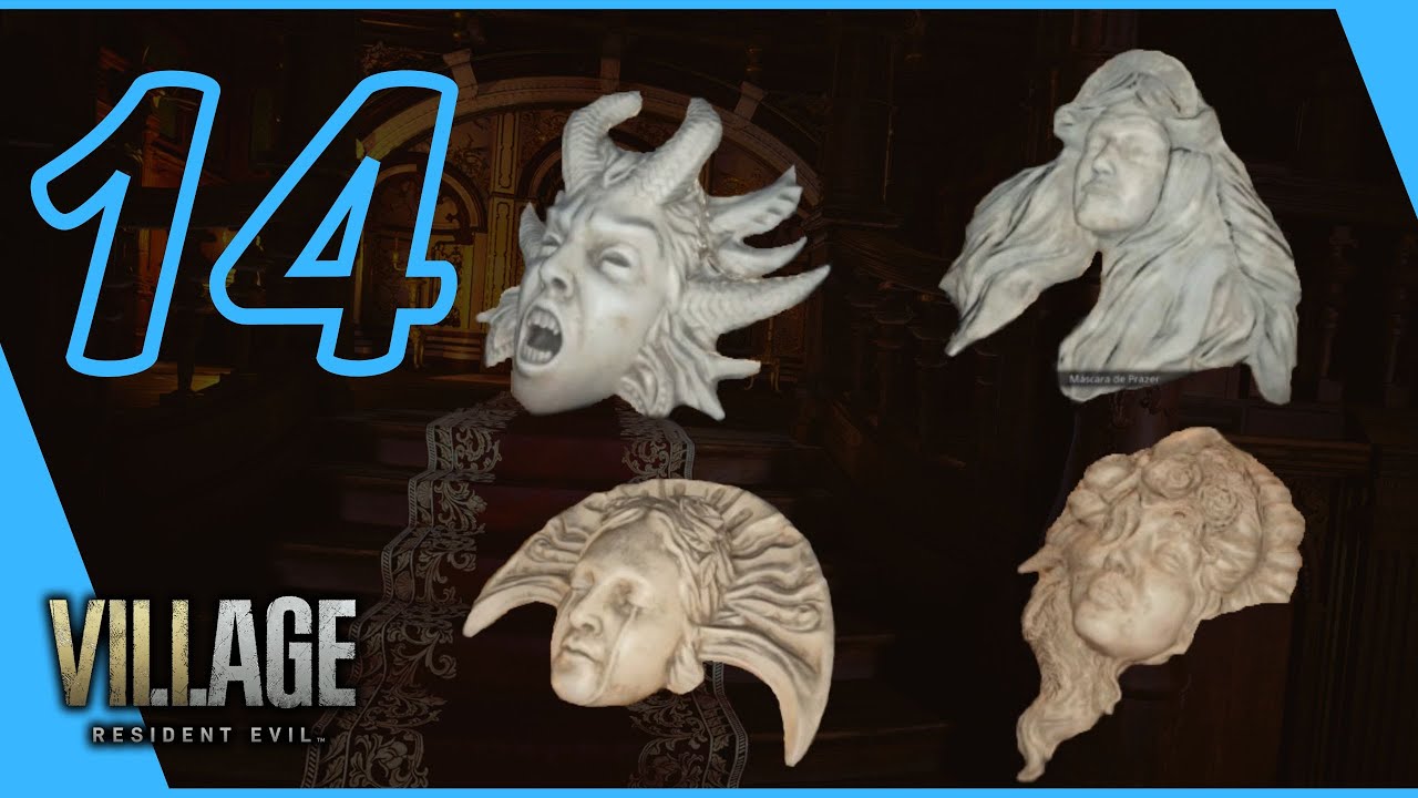 Resident Evil Village - 014 - Todas as máscaras do Castelo Dimitrescu