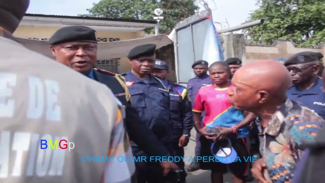 urgence une descente sur les lieux du drame ou Mr. freddy a perdu la vie de maniéré tragique