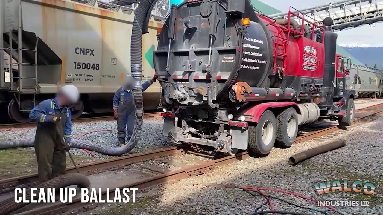 Walco Industries Ltd. - Hi-Rail Vacuum Truck Ballast Removal