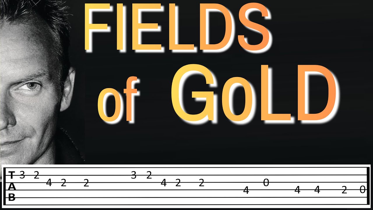FIELDS OF GOLD cover (Guitar Tab w/Chords)